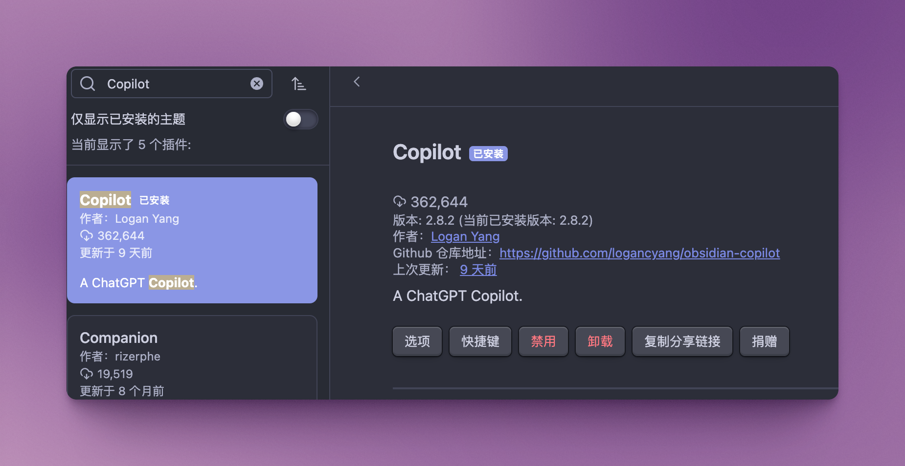 Copilot安装